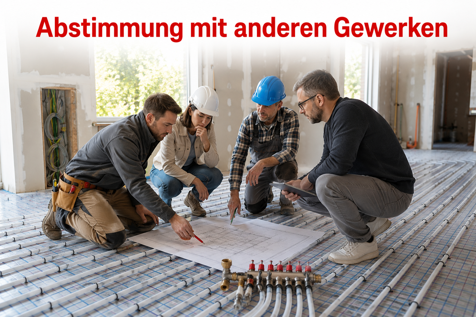 Abstimmung mit anderen Gewerken