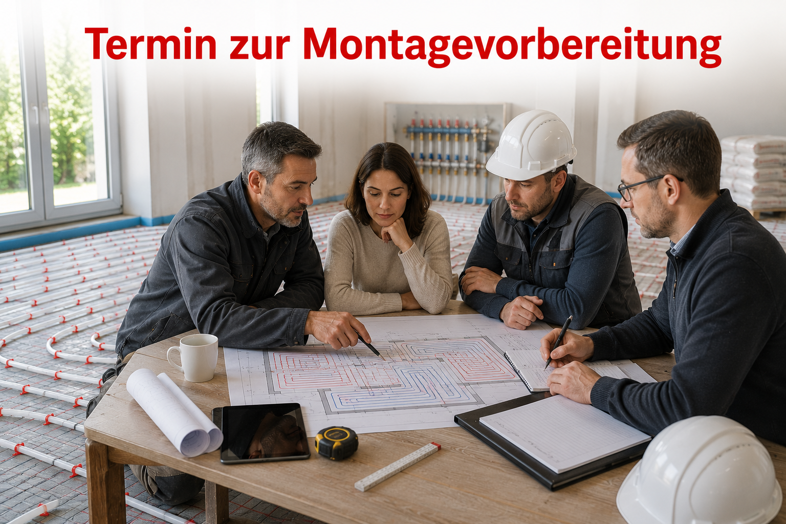 Termin zur Montagevorbereitung