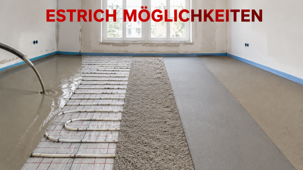Estrich Möglichkeiten