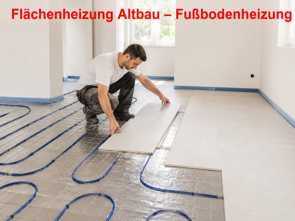 Flächenheizung Altbau – Fussbodenheizung