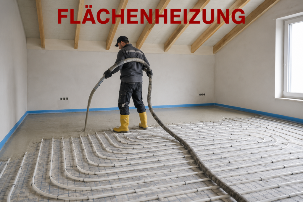 Flächenheizung-Energie-Haus