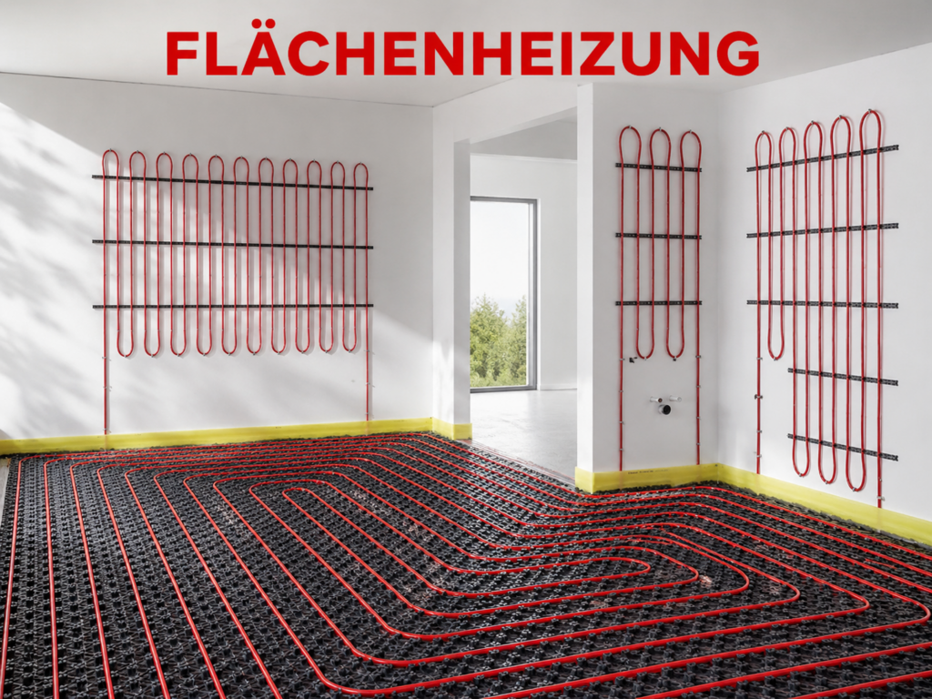 Flächenheizung - Flächenheizung sorgt für behagliche Wärme und spart dabei auch noch Energie