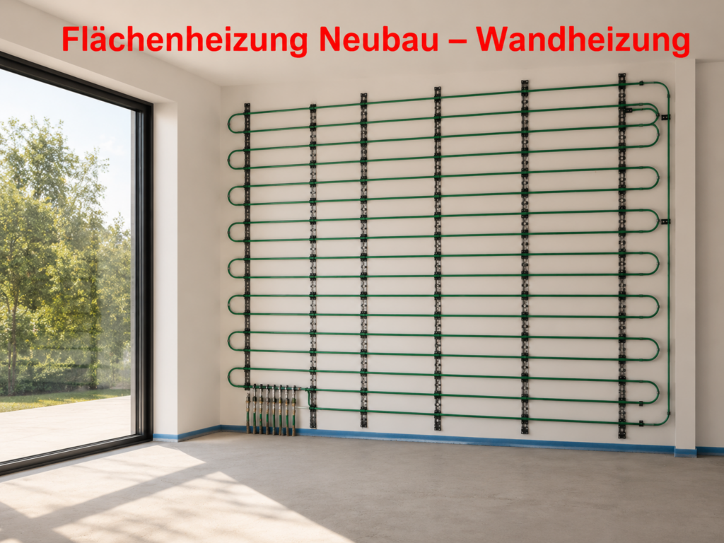 Flächenheizung Neubau – Wandheizung